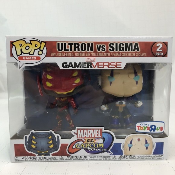 Box ERROR FUNKO POP! ULTRON vs SIGMA! OOP TOYS R US EXCLUSIVE COLLECTIBLES new - Picture 12 of 12